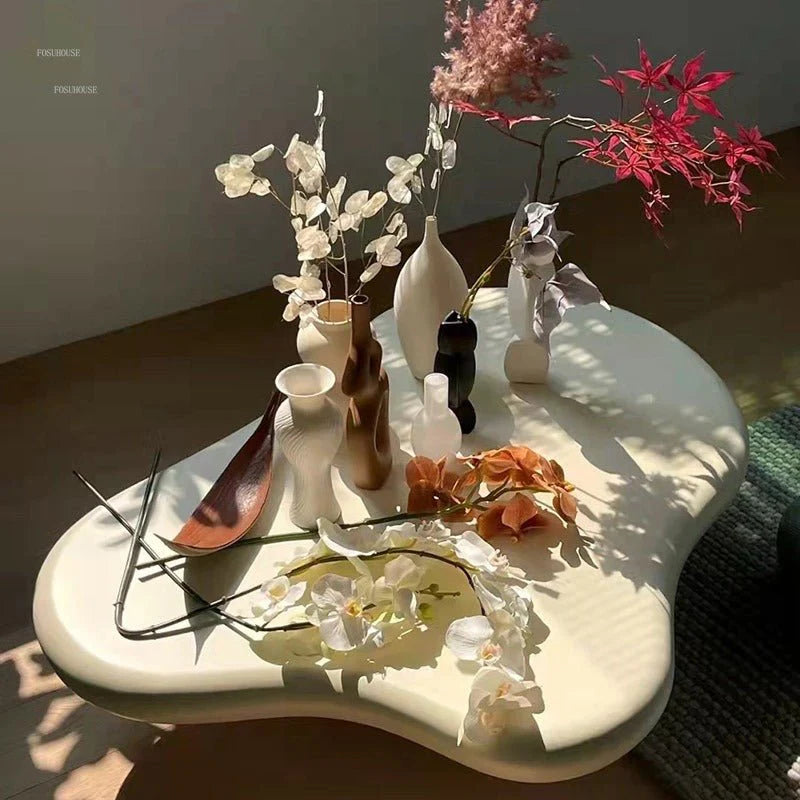 Teddy Coffee Table – Modern Solid Wood Coffee Table (123 x 89 x 30 CM)