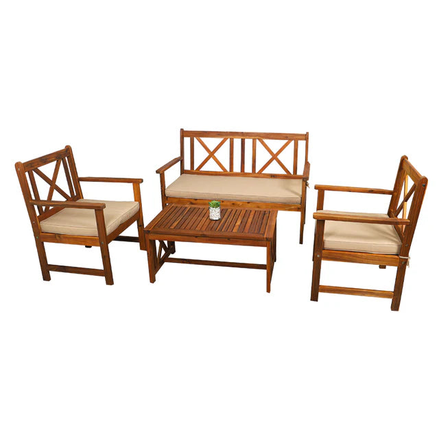 Wooden Sofa Set Outdoor-GCC Home Center