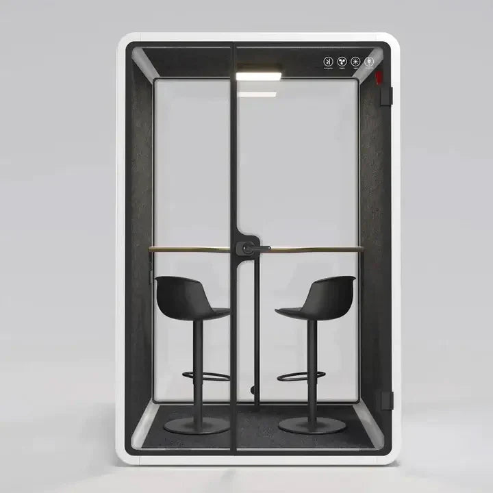 Duo Silence Booth, Soundproof Eco-friendly Protect Privacy, Office Soundproof Booth-GCC Home Center
