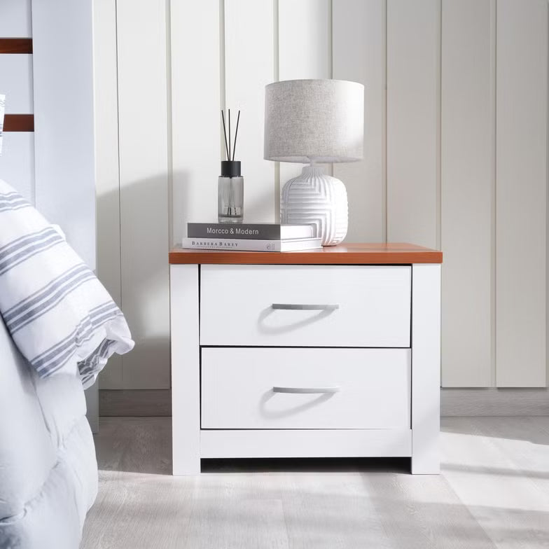MDF Genova Night Stand – White