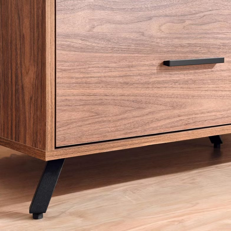 Dresser with Mirror – Walnut