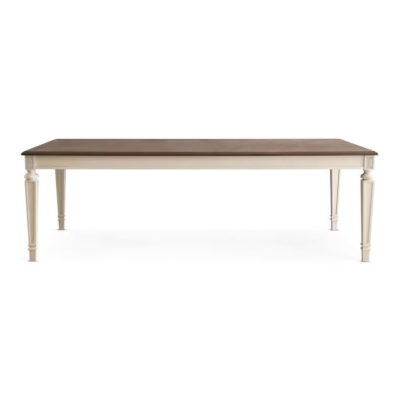 1+8 Seater Dining Set with Arcadian Chairs – White Natural