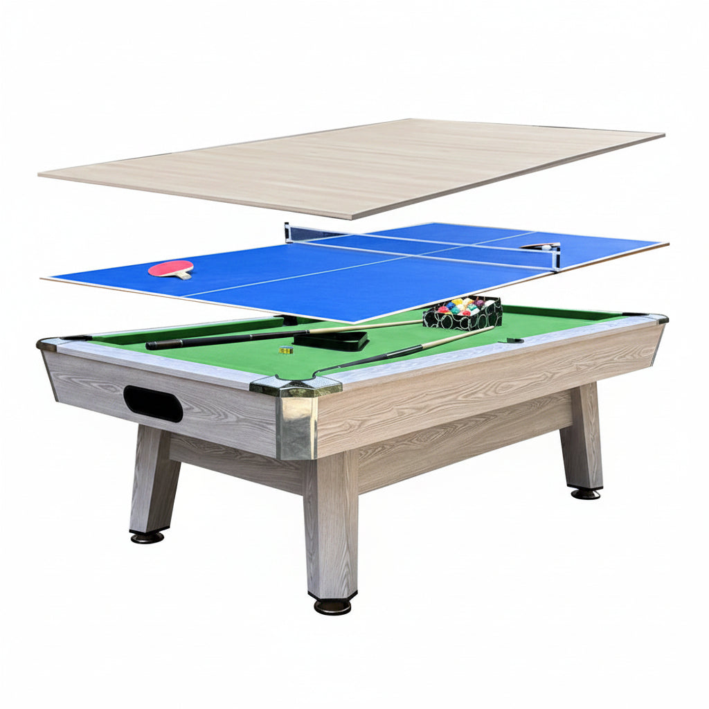 Billiard Table 8FT Indoor 3 in 1 Multi Functional Billard Pool Table Solid Wood Marble Slate Snooker High Quality Billiard Tables