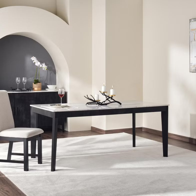 1+6 Seater Dining Set with Elke Chairs Package