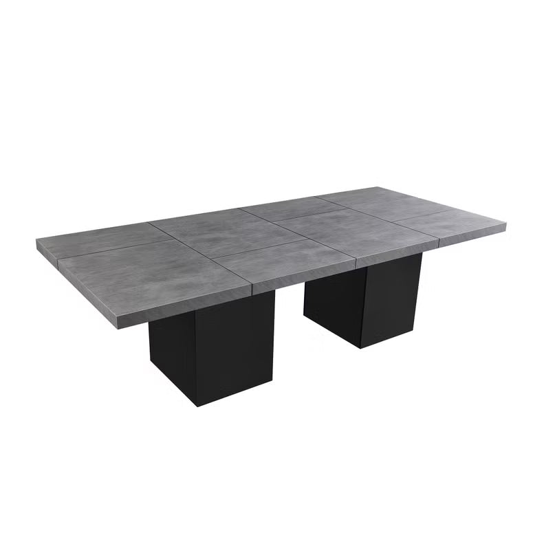 1+10 Seater Dining Set with Boca Chairs – Grey Mist