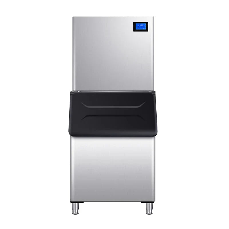 Automatic Ice Maker Machine Make Ice in Minutes – Compact Ice Maker High-Capacity Ice Cube Maker Commercial Ice Maker Machine,1102lbs（500kg）/24 h,440lbs （200kg）Storage Bin,Automatic Cleaning,Blue Ray,Perfect for Bar/Cafe/Restaurant