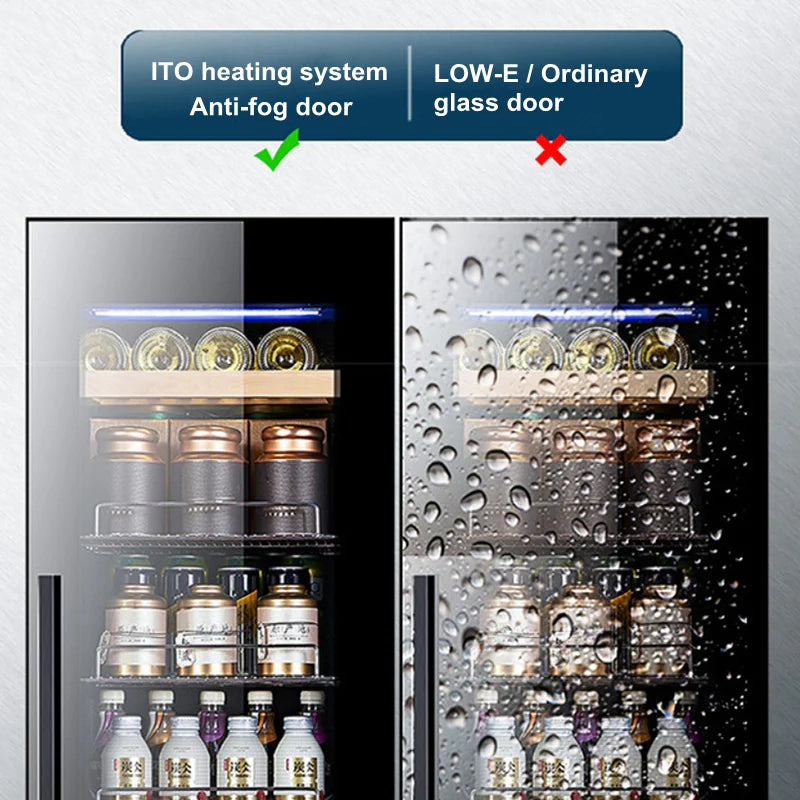Constant-Temperature Ice Bar Wine Cabinet, Air-cooled Red Wine Cabinet, Household Built-in Beverage Refrigerator