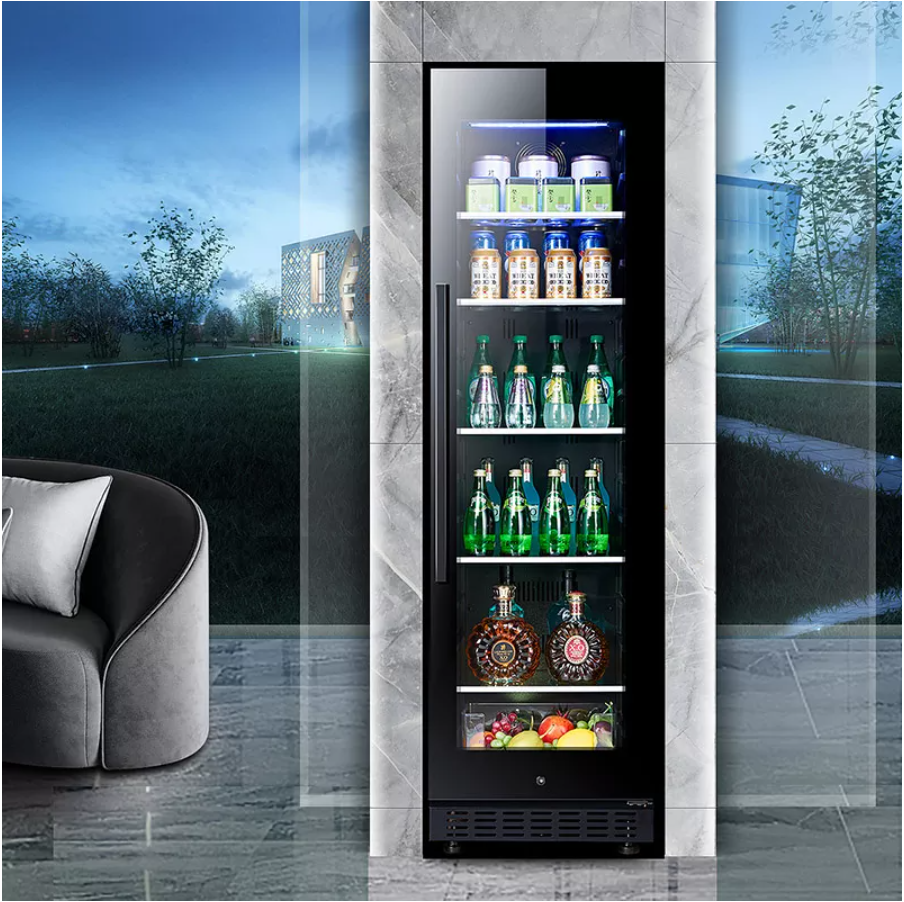 150L Constant Temperature Wine Cabinet,Beverage Cooler,Embedded or Standalone Household Refrigerators,0-22℃ Wine Cellar
