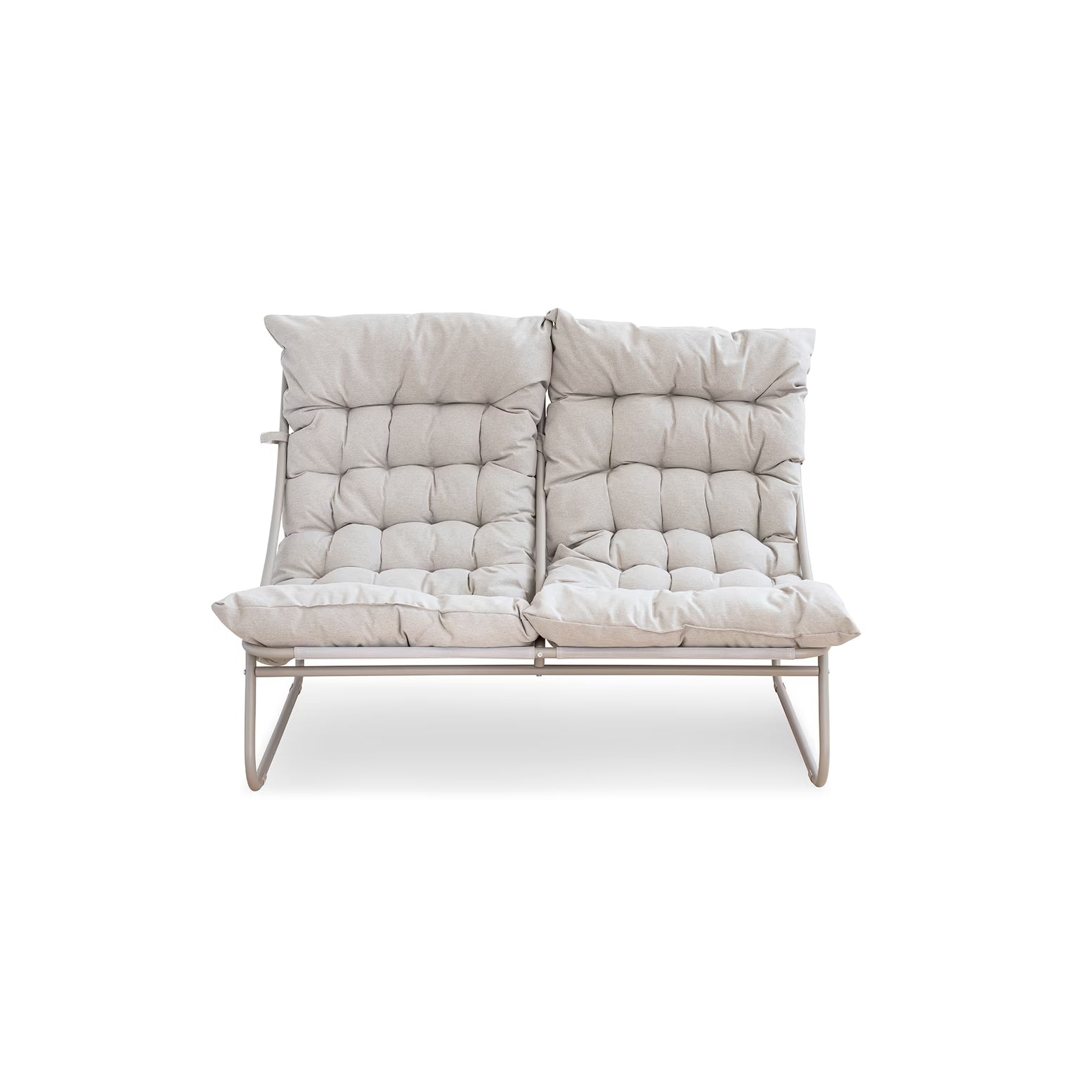 Outdoor Sofa Set (2+1+1+Coffee Table) – Cream