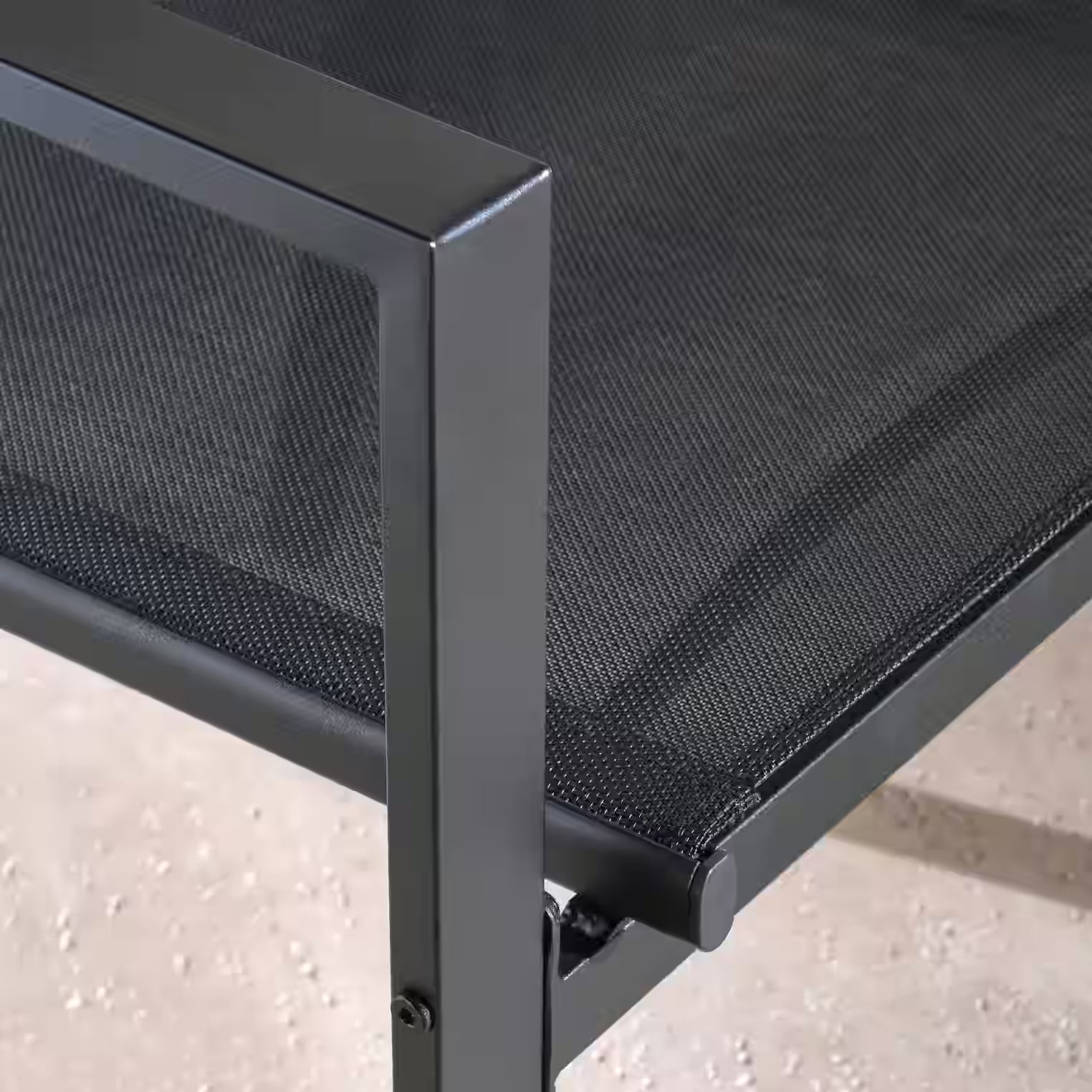 Outdoor Sofa Set (2+1+1+Coffee Table) – Black