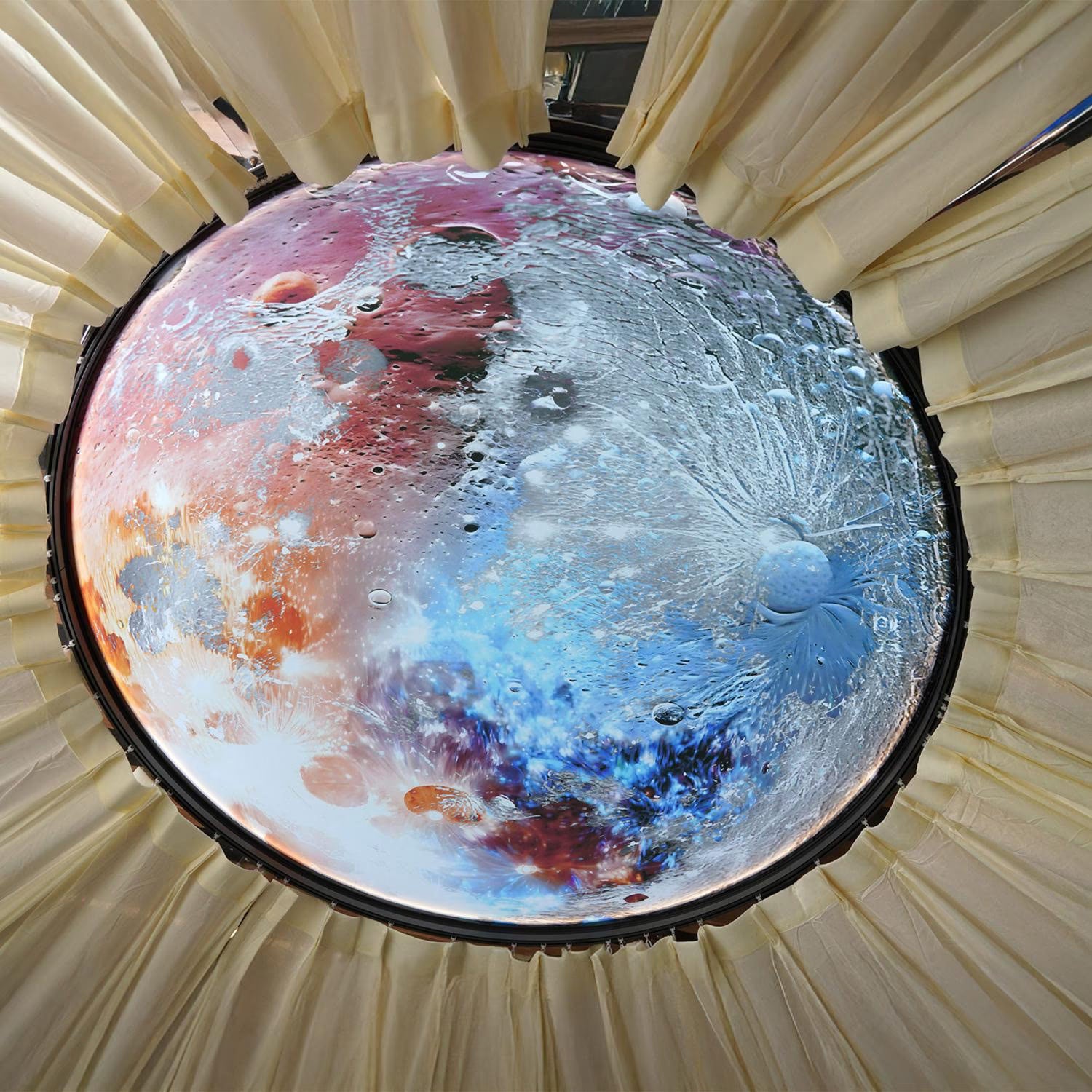 Sunroom – 3.5m Diameter × 280cm Height (Transparent Light Grey)