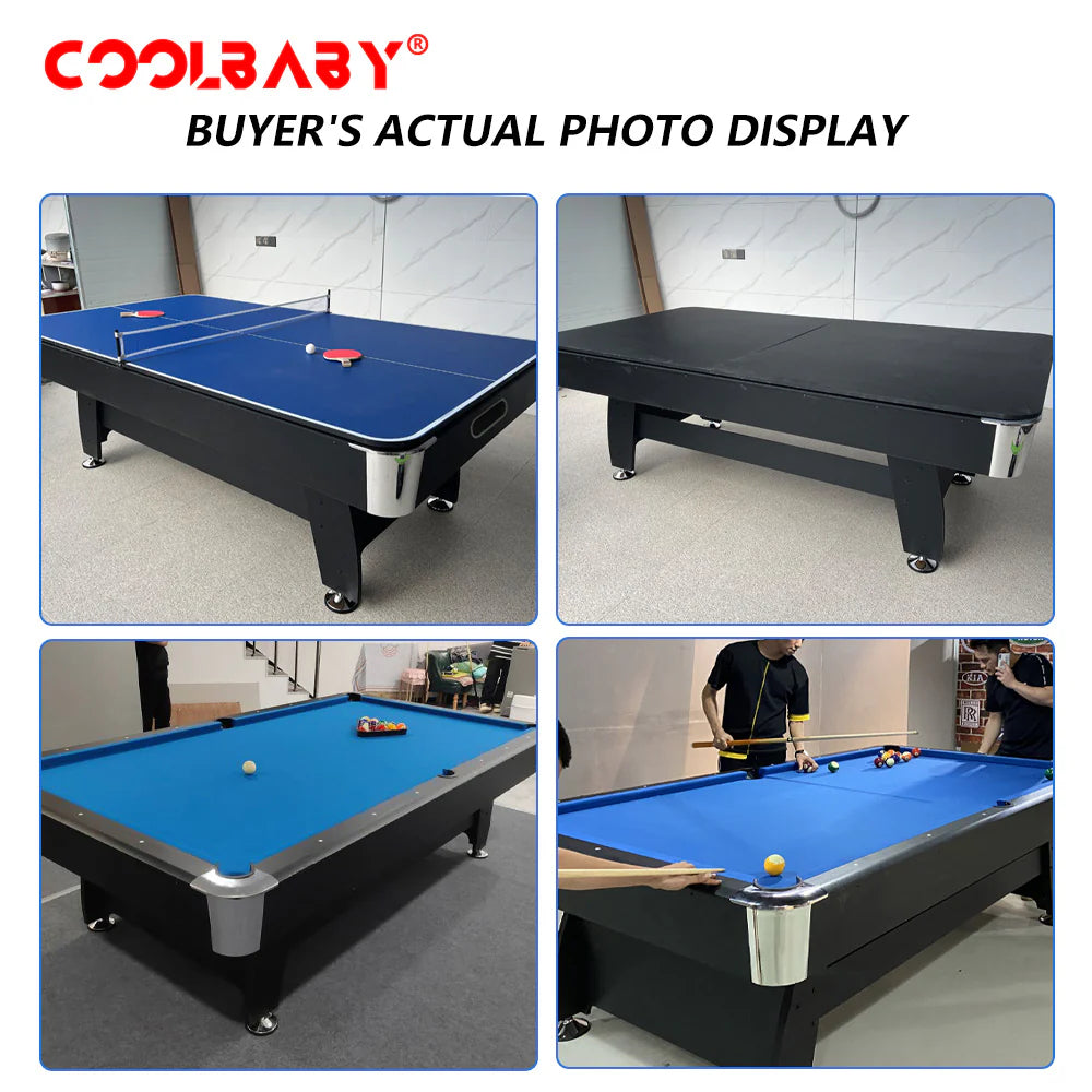 6FT Billiards Table,3 in 1 Professional Billiard Pool Tables, Scratch Resistant Luster, DGMT-7012