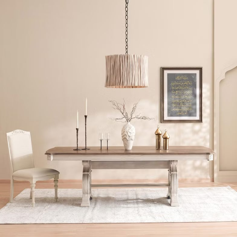 1+8 Seater Dining Set with Arcadian Chairs Package – White Natural