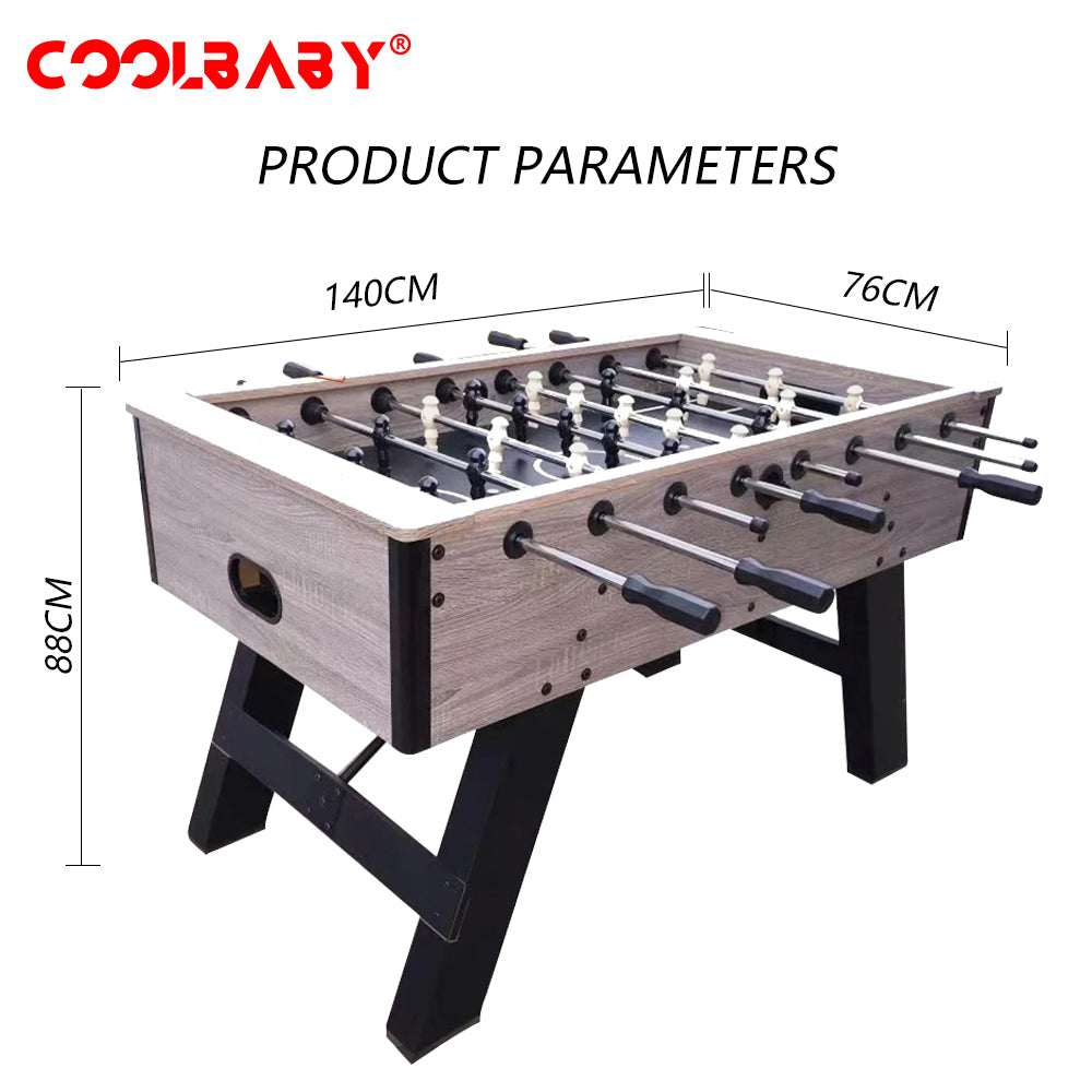 Foosball Table Adult Size - 55",Wood Football Table,Durable & Stylish Designs,Arcade Soccer Table Game for Kids Adults, Game Room, Home, Office, Partyvvv