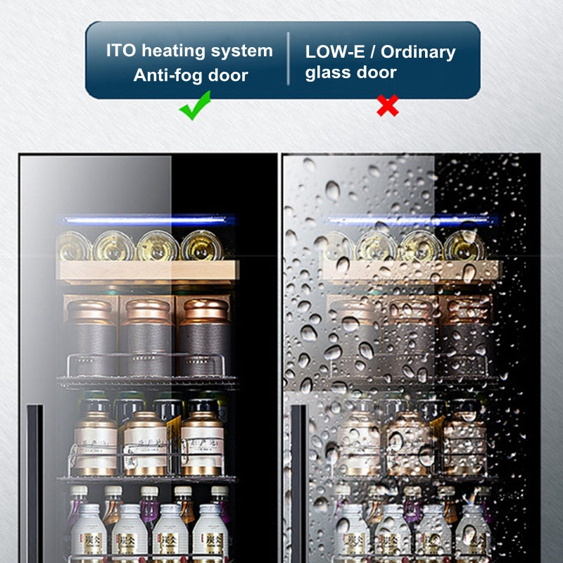 150L Constant Temperature Wine Cabinet,Beverage Cooler,Embedded or Standalone Household Refrigerators,0-22℃ Wine Cellar