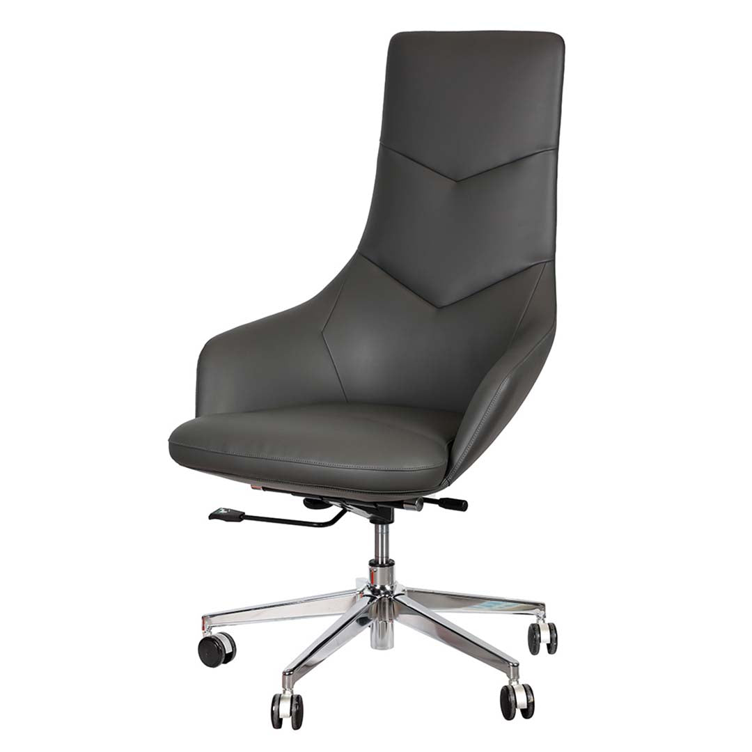 PU leather Office Chair, High Back Office Chair With Height Adjustable-GCC Home Center