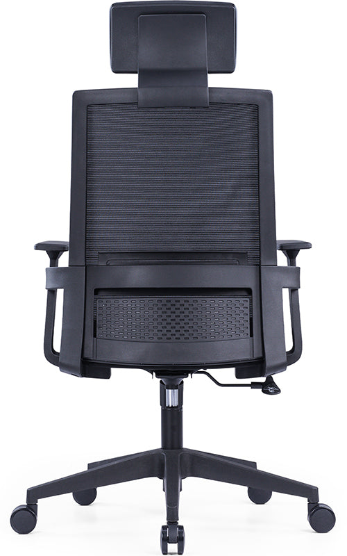 Ergonomic Office Chair – High-Density Seat, Adjustable Lumbar, Fixed Armrest