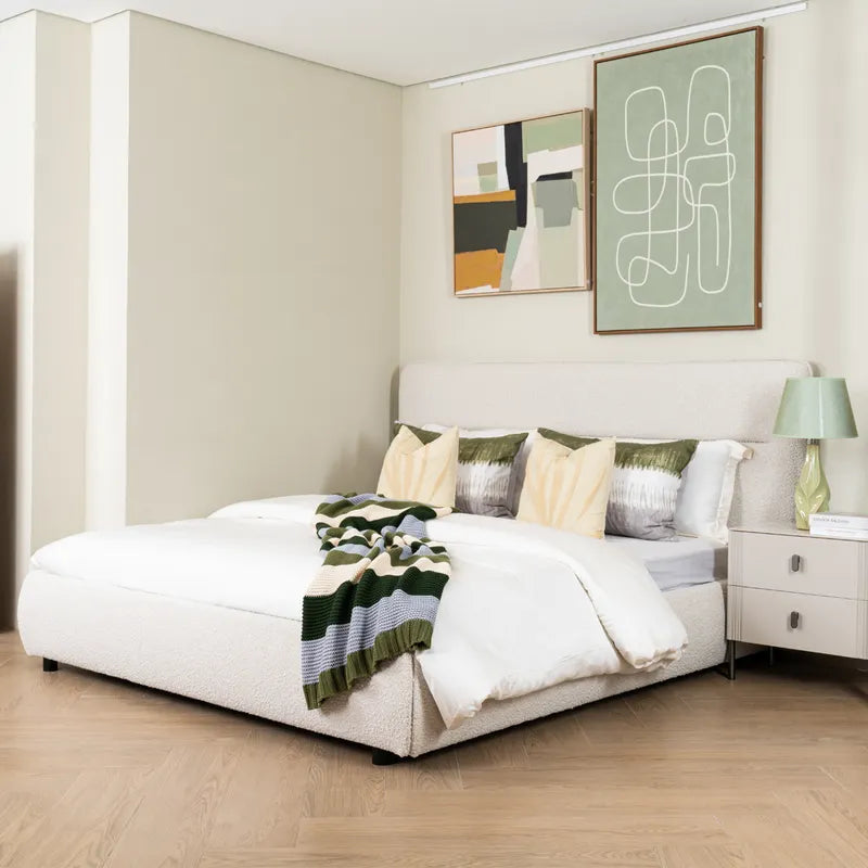 King Bed 180x200cm – Ivory