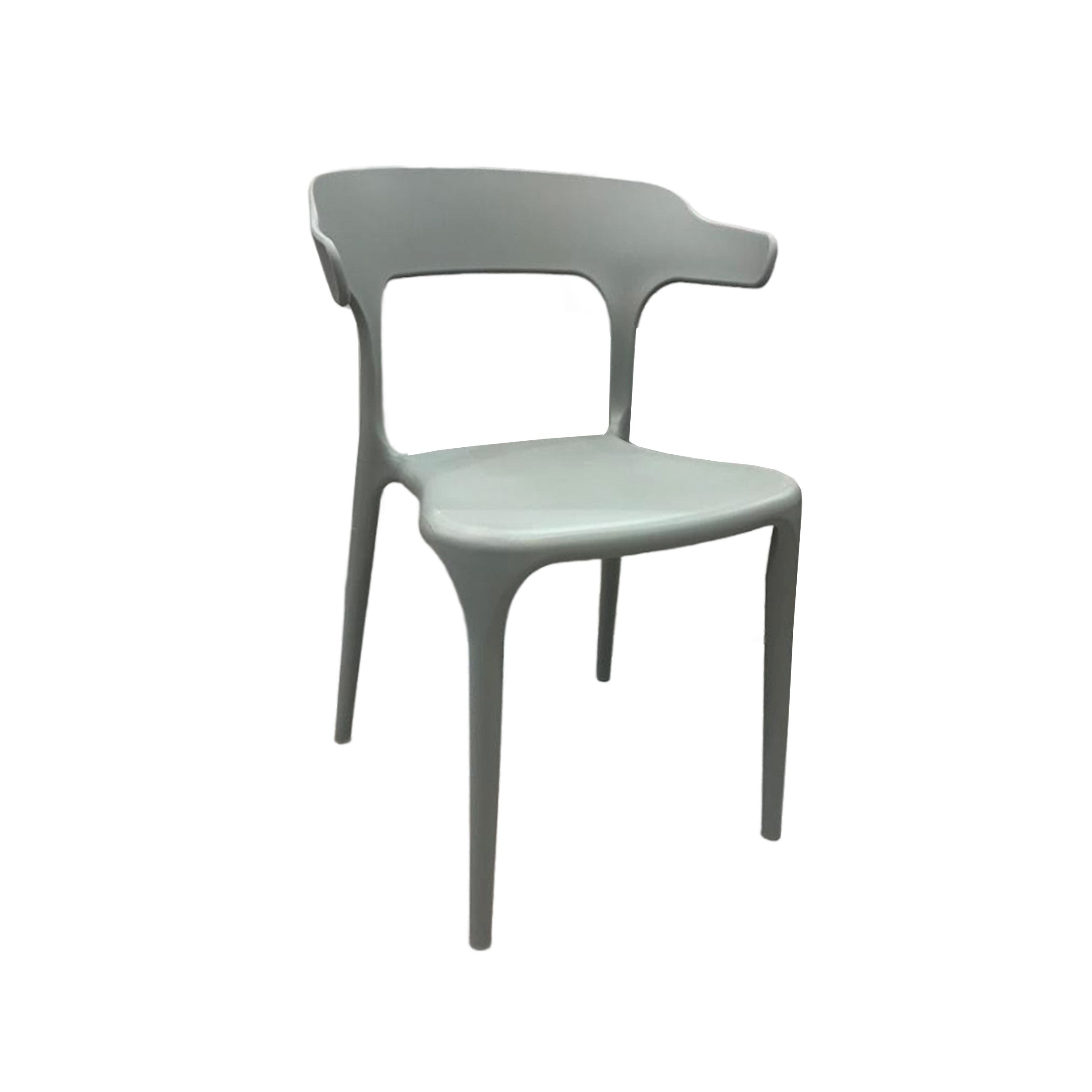 Jilphar Furniture Polypropylene Indoor/Outdoor Chair JP1034-GCC Home Center