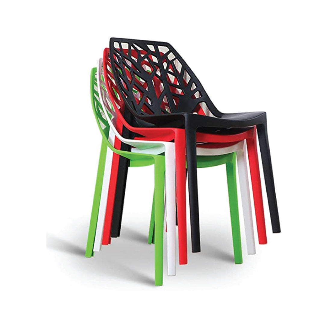 Jilphar Furniture Polypropylene Dining Chairs JP1038-GCC Home Center