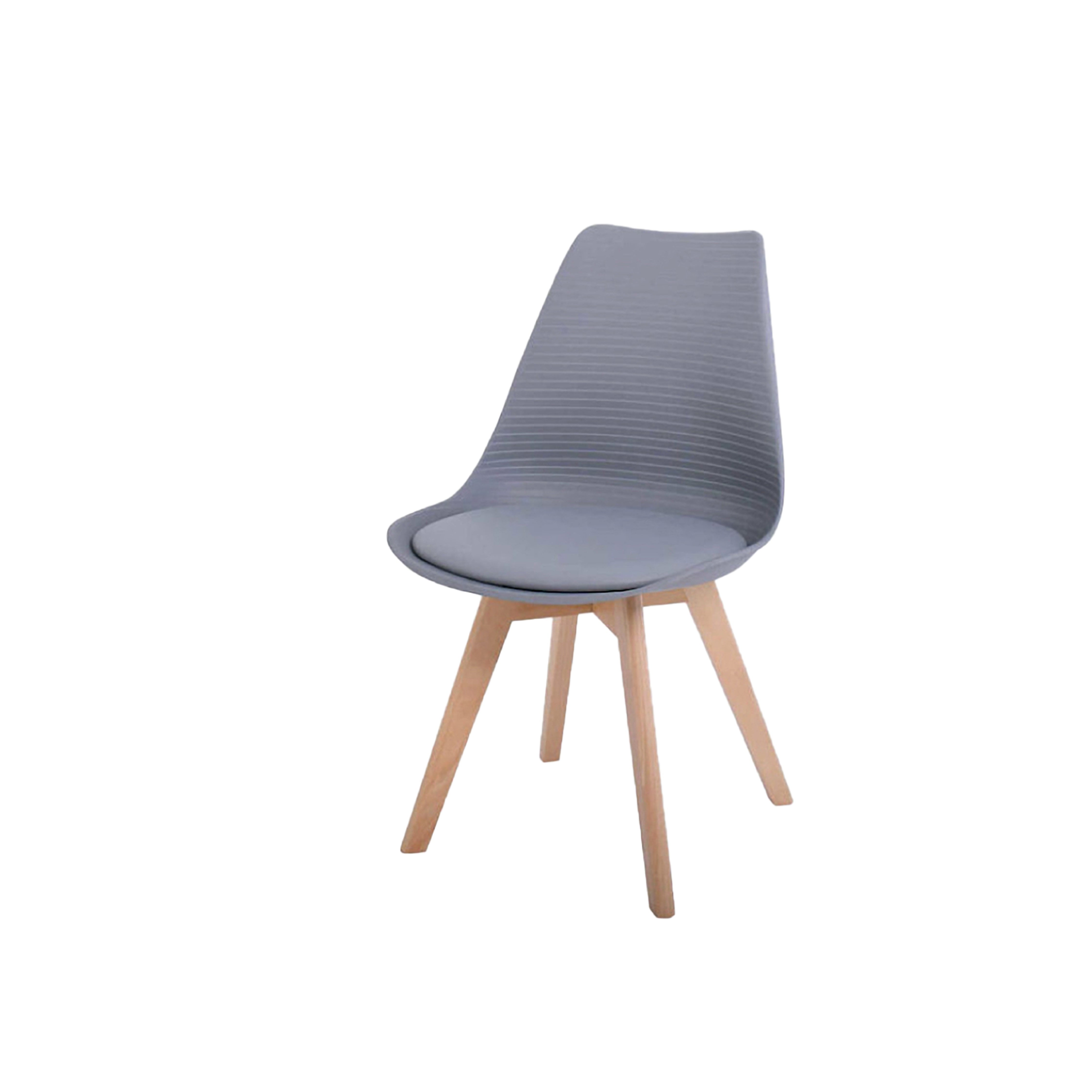 Jilphar Furniture Armless Dining Chair with Wooden Legs JP1154-GCC Home Center