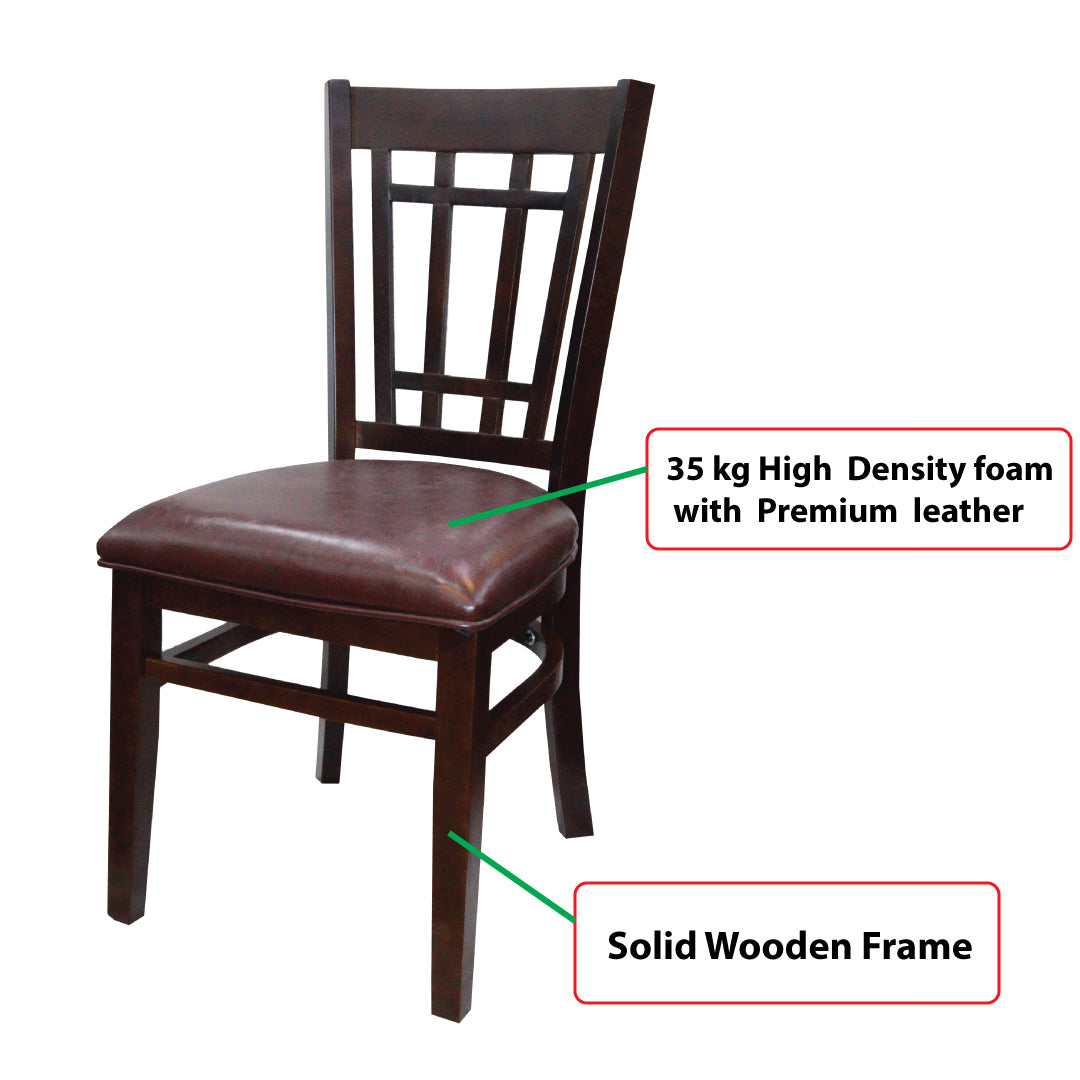 Jilphar Furniture Solid Beech Wood Dining Chair JP1164-GCC Home Center