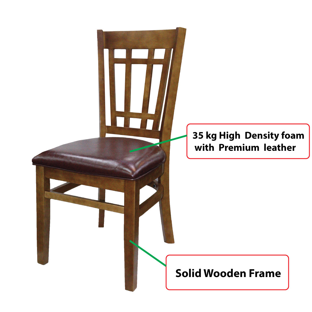 Jilphar Furniture Solid Beech Wood Dining Chair JP1164-GCC Home Center