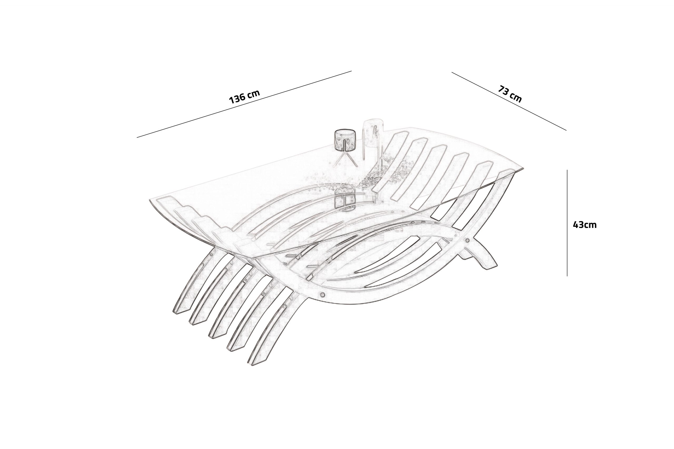 Modern Design Coffee Table Black