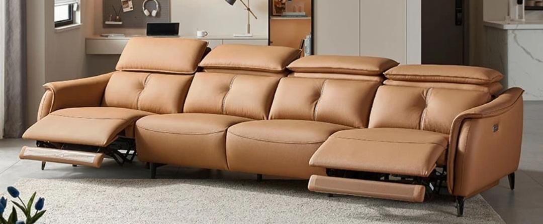 Electric Leather Living Room Modular Sofa Theater Recliner Sofa G036