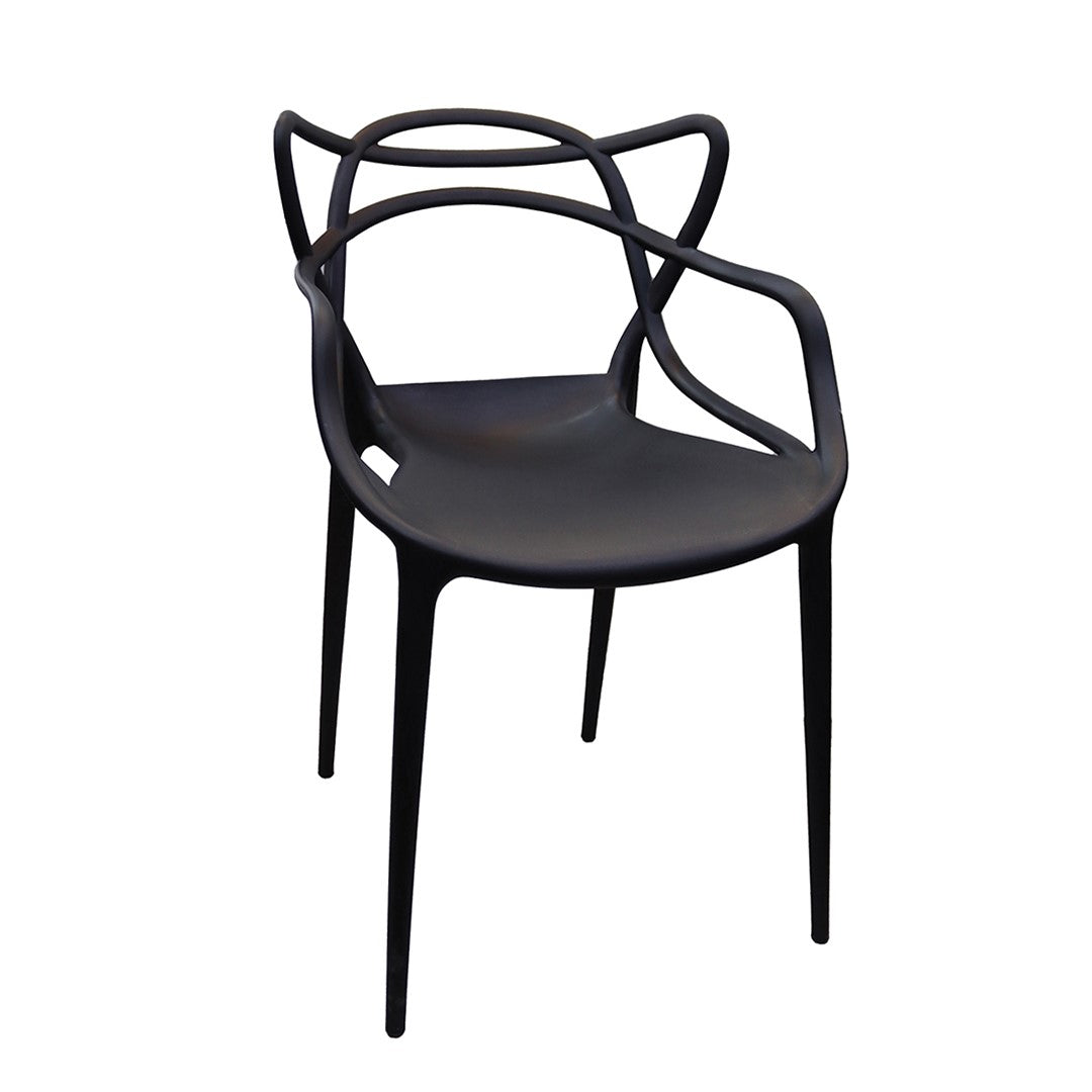 Jilphar Furniture Half Molded Polypropylene Dining Chair JP1325-GCC Home Center