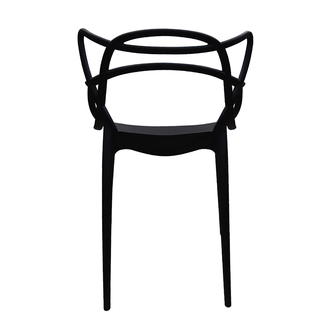 Jilphar Furniture Half Molded Polypropylene Dining Chair JP1325-GCC Home Center