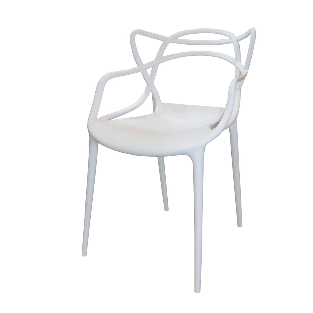 Jilphar Furniture Half Molded Polypropylene Dining Chair JP1325-GCC Home Center