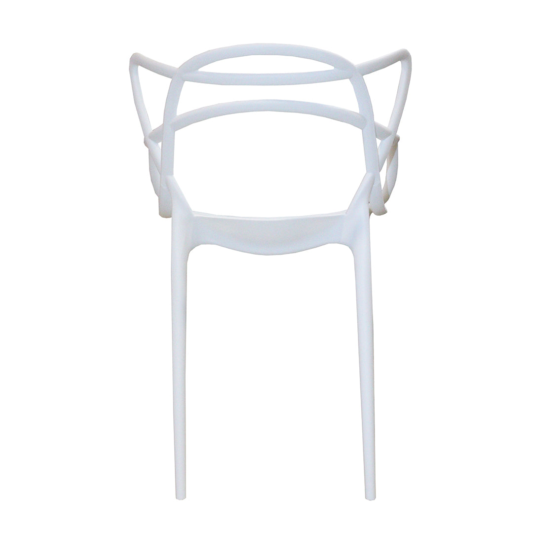 Jilphar Furniture Half Molded Polypropylene Dining Chair JP1325-GCC Home Center