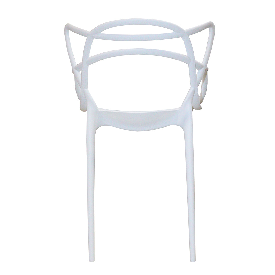 Jilphar Furniture Half Molded Polypropylene Dining Chair JP1325-GCC Home Center