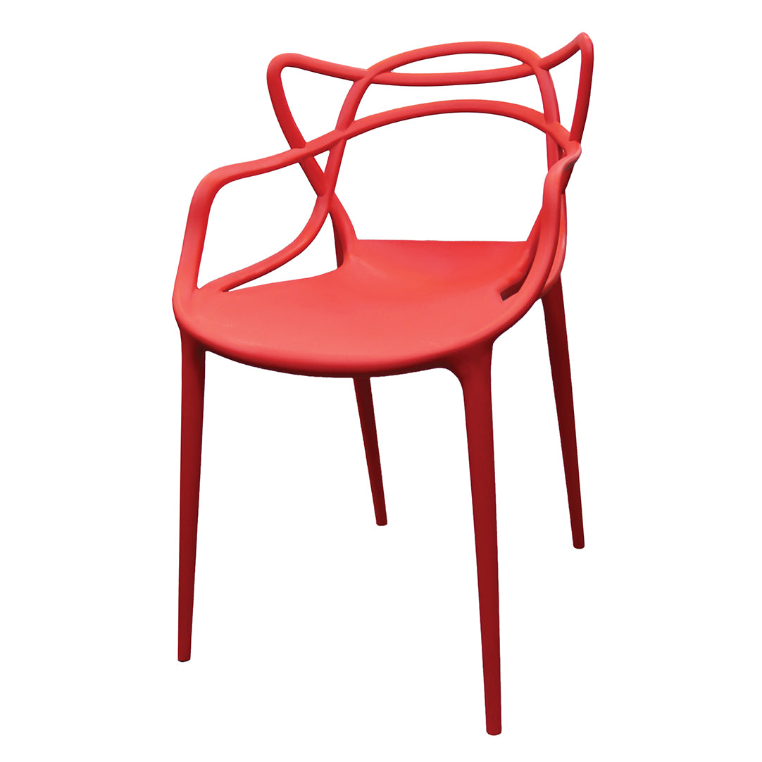 Jilphar Furniture Half Molded Polypropylene Dining Chair JP1325-GCC Home Center