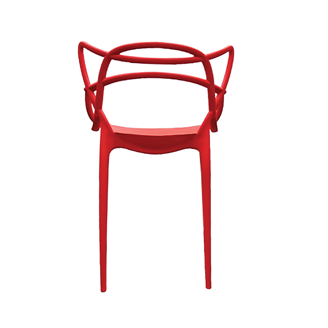 Jilphar Furniture Half Molded Polypropylene Dining Chair JP1325-GCC Home Center