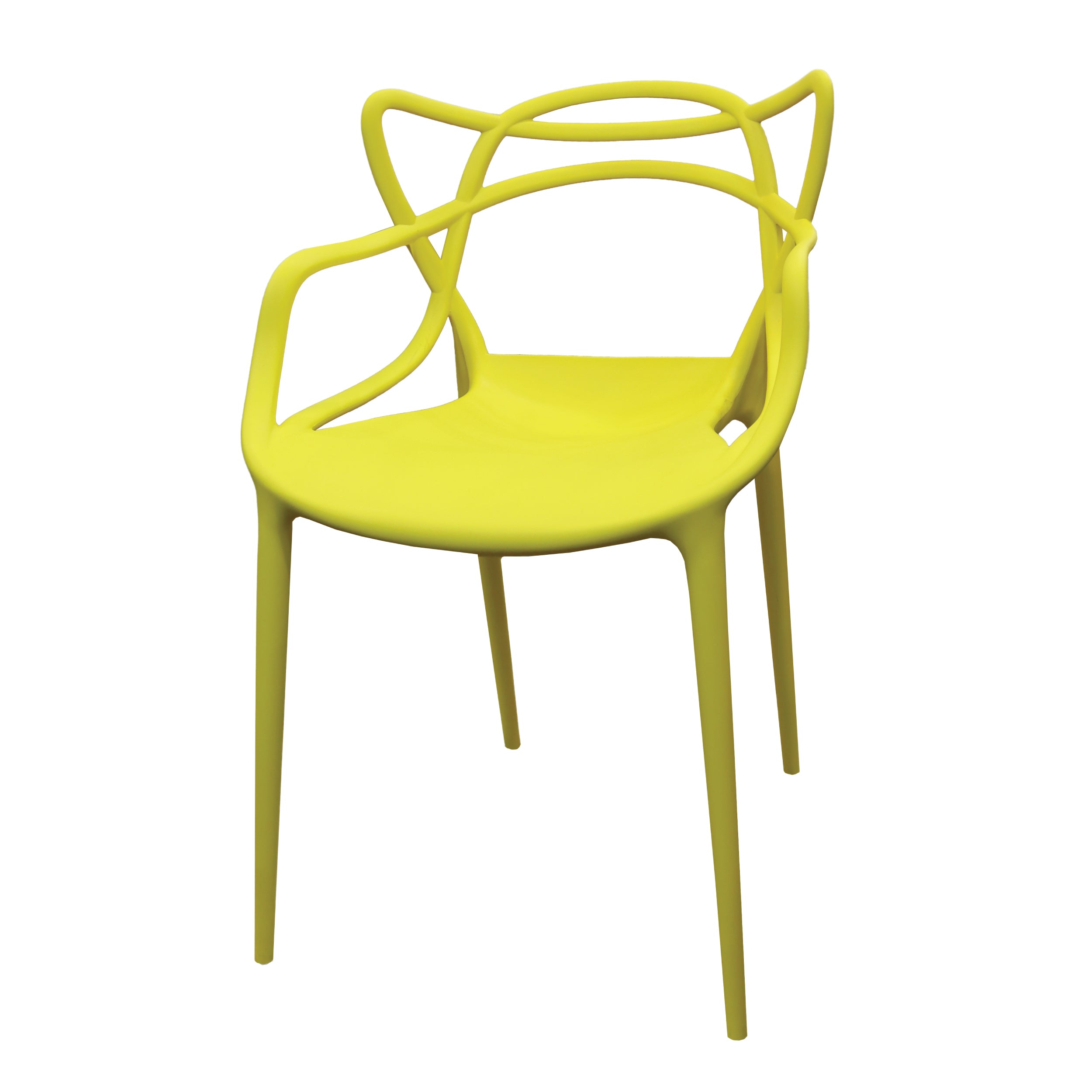 Jilphar Furniture Half Molded Polypropylene Dining Chair JP1325-GCC Home Center