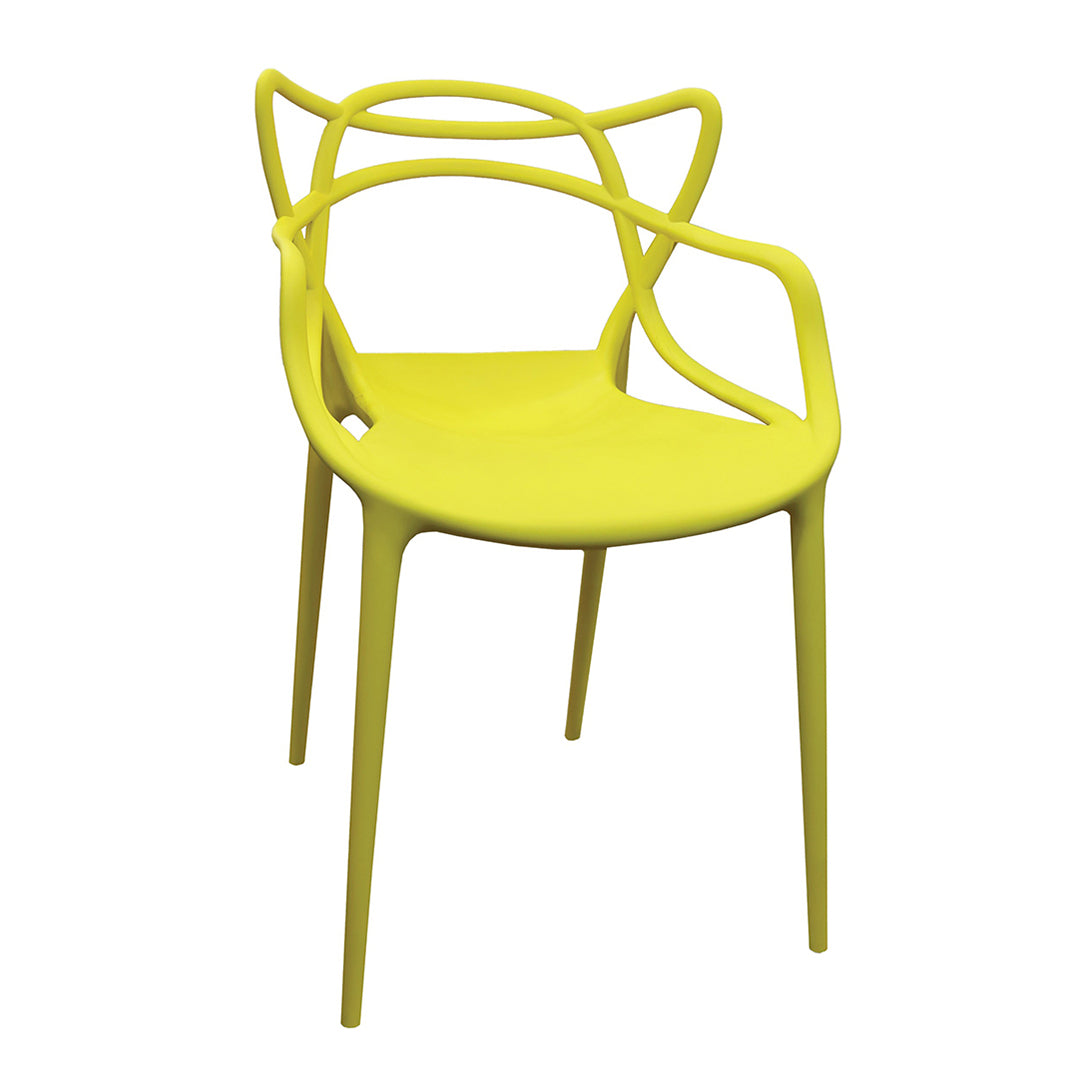 Jilphar Furniture Half Molded Polypropylene Dining Chair JP1325-GCC Home Center