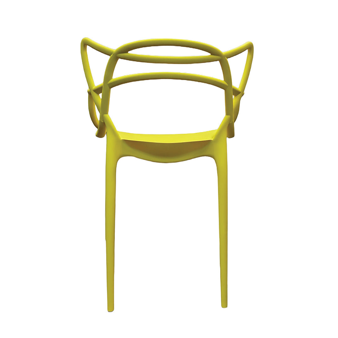 Jilphar Furniture Half Molded Polypropylene Dining Chair JP1325-GCC Home Center