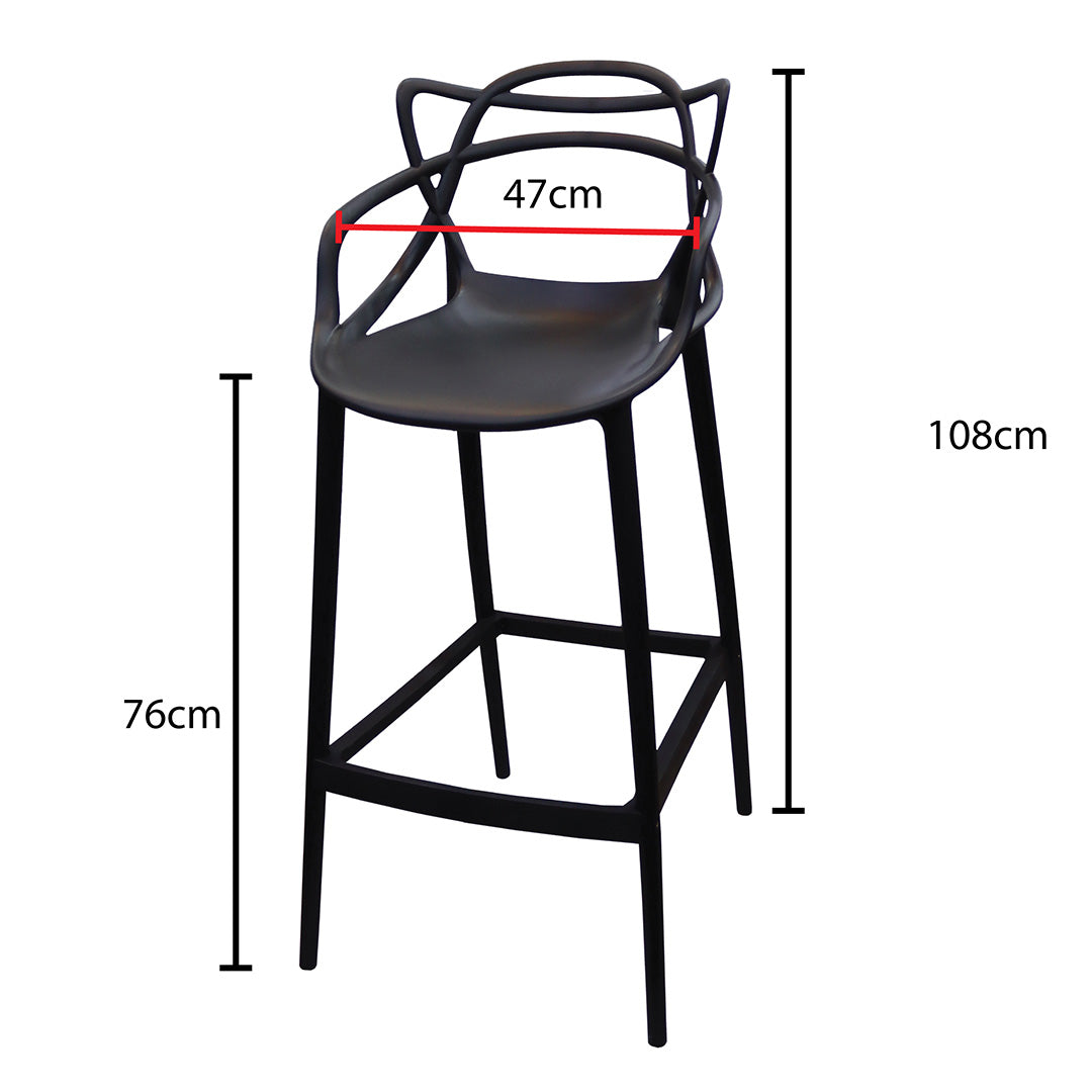 Jilphar Furniture Half Molded High Bar Chair JP1326-GCC Home Center
