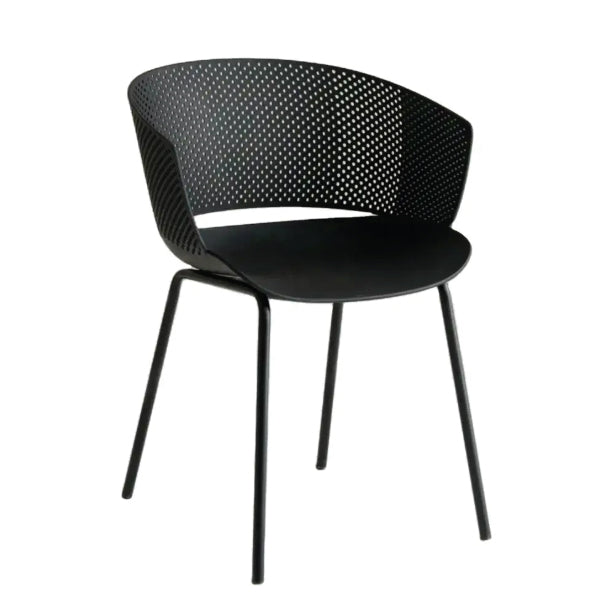 Jilphar Furniture Classical Polypropylene with Metal Leg Dining Chair JP1337-GCC Home Center