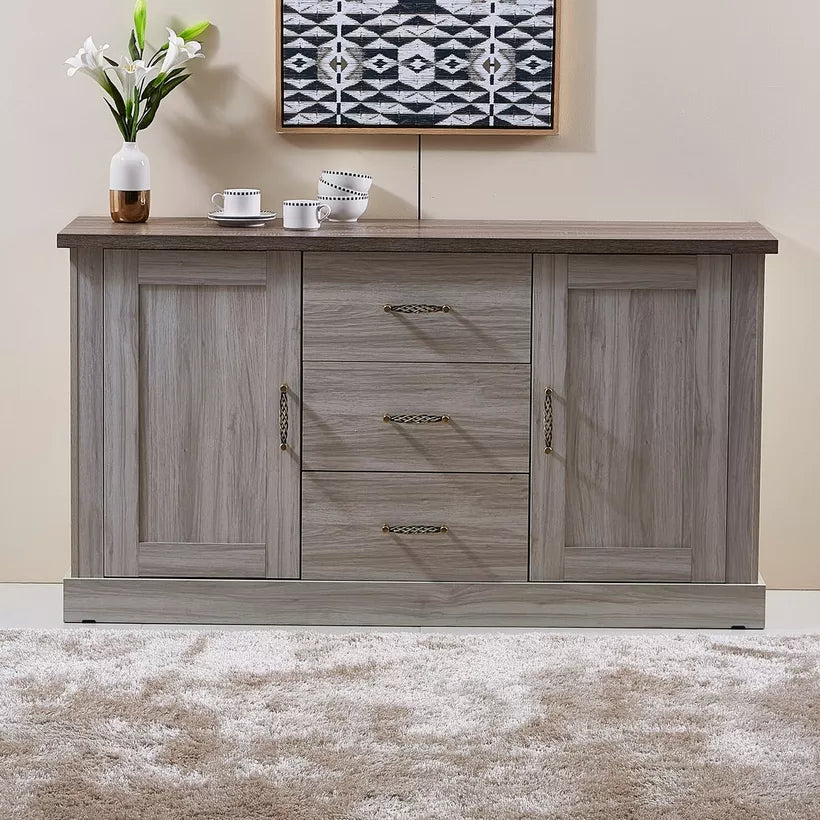 3-Drawer Sideboard Buffet with 2 Doors