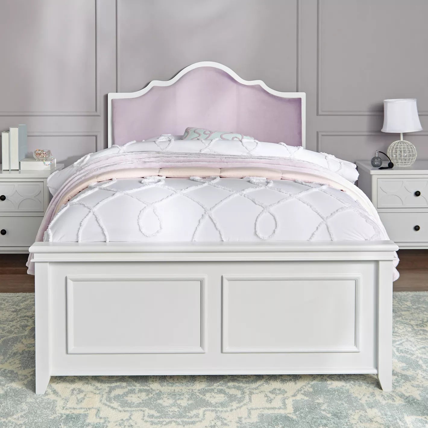 Upholstered Single Bed - 120x200 cm-GCC Home Center