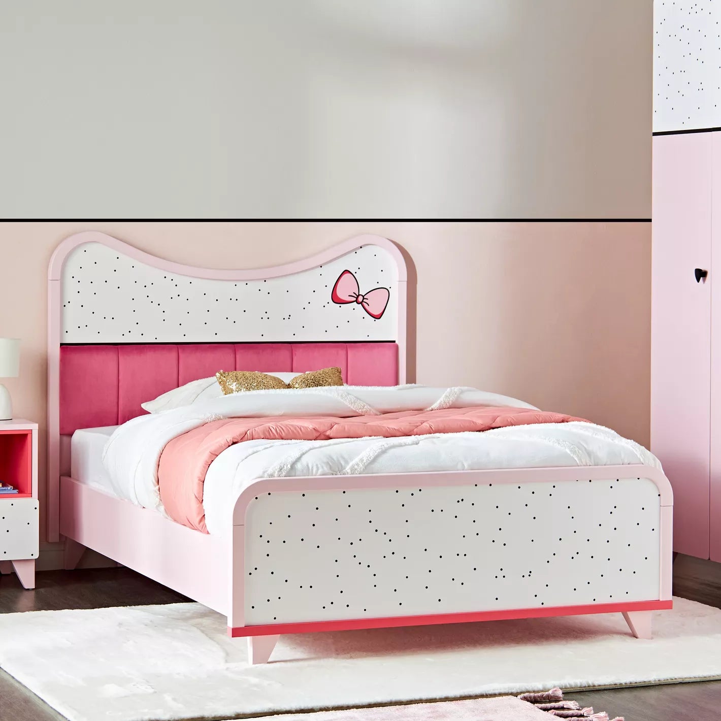Single Bed, Crafted From Engineered Wood With A Melamine Finish - 120x200 cm-GCC Home Center