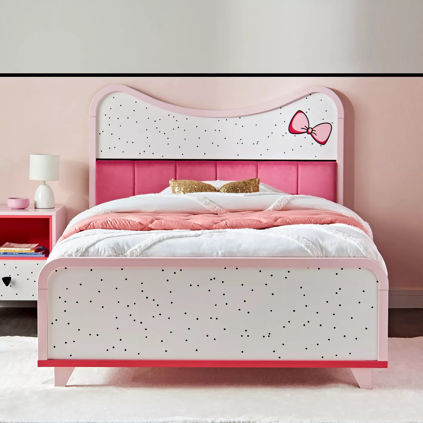 Single Bed, Crafted From Engineered Wood With A Melamine Finish - 120x200 cm-GCC Home Center
