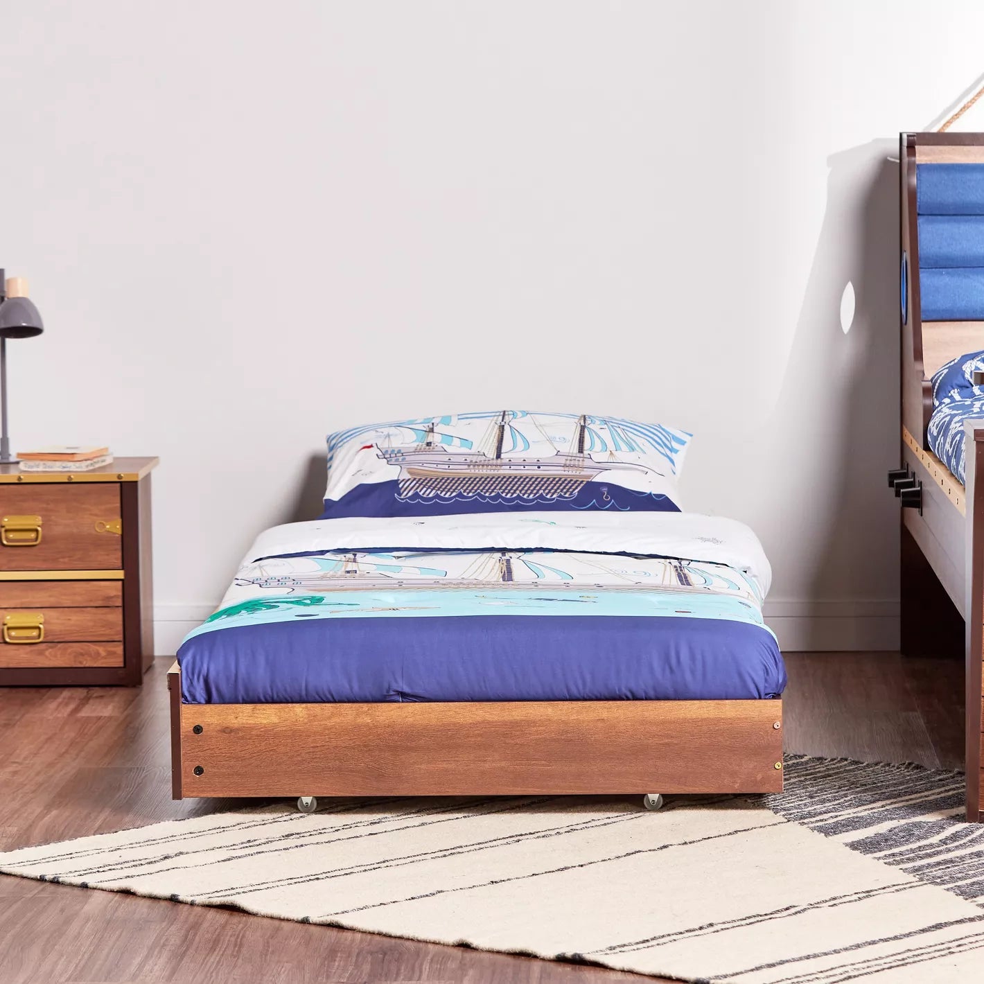 Under Beds Trundle For Kids 90x190 cm - Oak-GCC Home Center