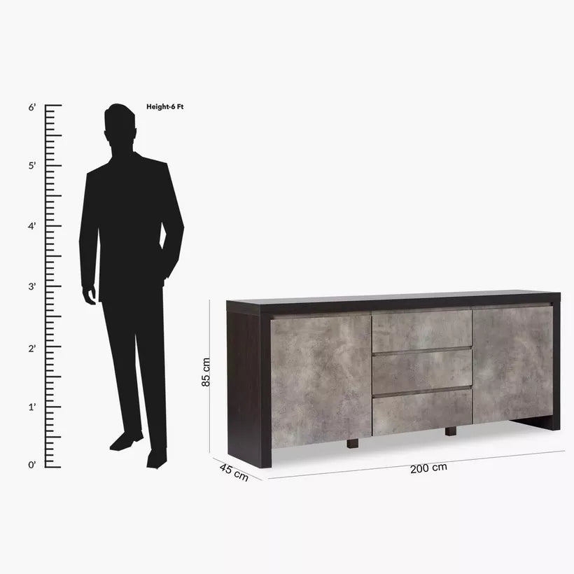 Lux 2-Door 3-Drawer Sideboard