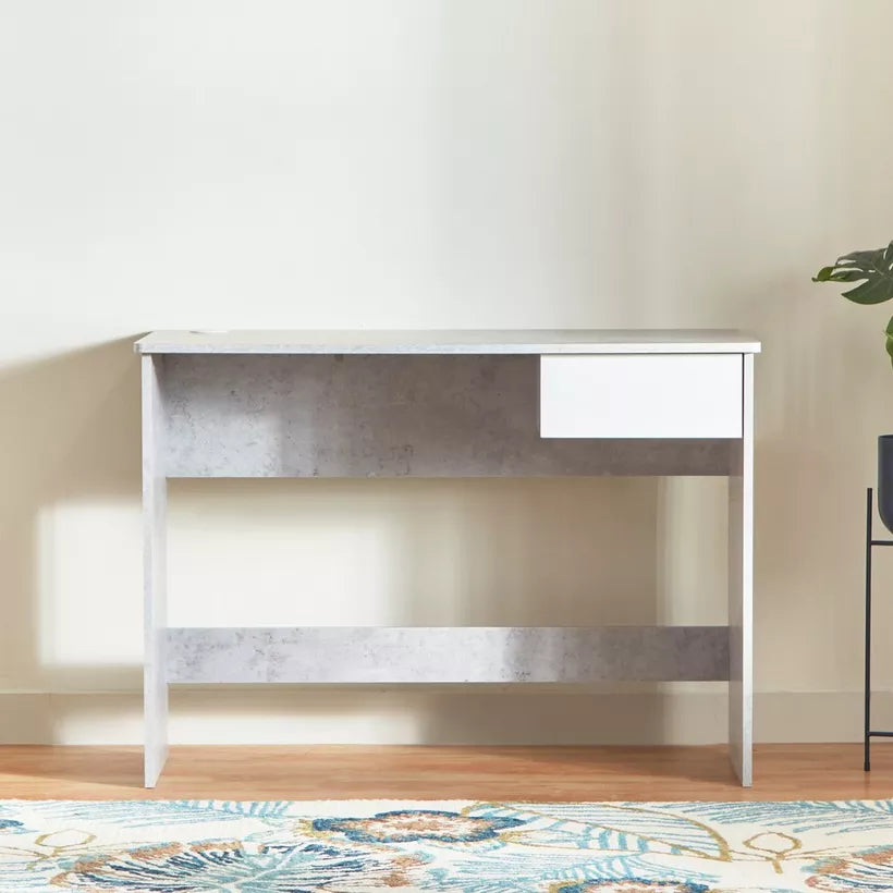Study Desk with Drawer and Cable Hole