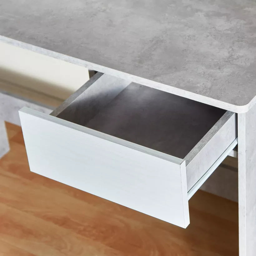 Study Desk with Drawer and Cable Hole