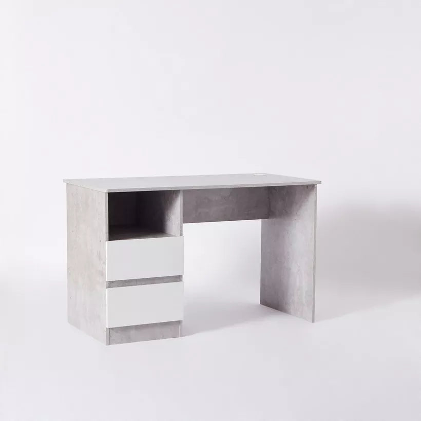 Study Desk with Drawers & Shelf